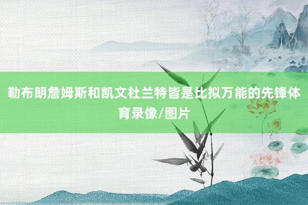 勒布朗詹姆斯和凯文杜兰特皆是比拟万能的先锋体育录像/图片