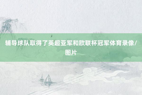 辅导球队取得了英超亚军和欧联杯冠军体育录像/图片