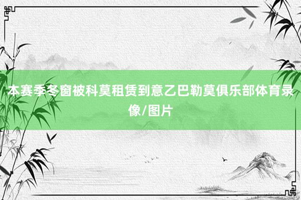 本赛季冬窗被科莫租赁到意乙巴勒莫俱乐部体育录像/图片