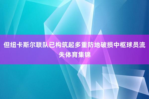但纽卡斯尔联队已构筑起多重防地破损中枢球员流失体育集锦