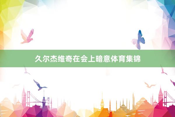 久尔杰维奇在会上暗意体育集锦