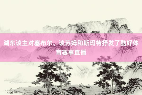 湖东谈主对塞布尔、谈苏姆和斯玛特抒发了酷好体育赛事直播
