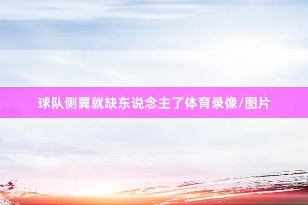球队侧翼就缺东说念主了体育录像/图片