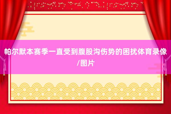 帕尔默本赛季一直受到腹股沟伤势的困扰体育录像/图片