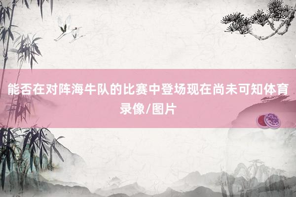能否在对阵海牛队的比赛中登场现在尚未可知体育录像/图片